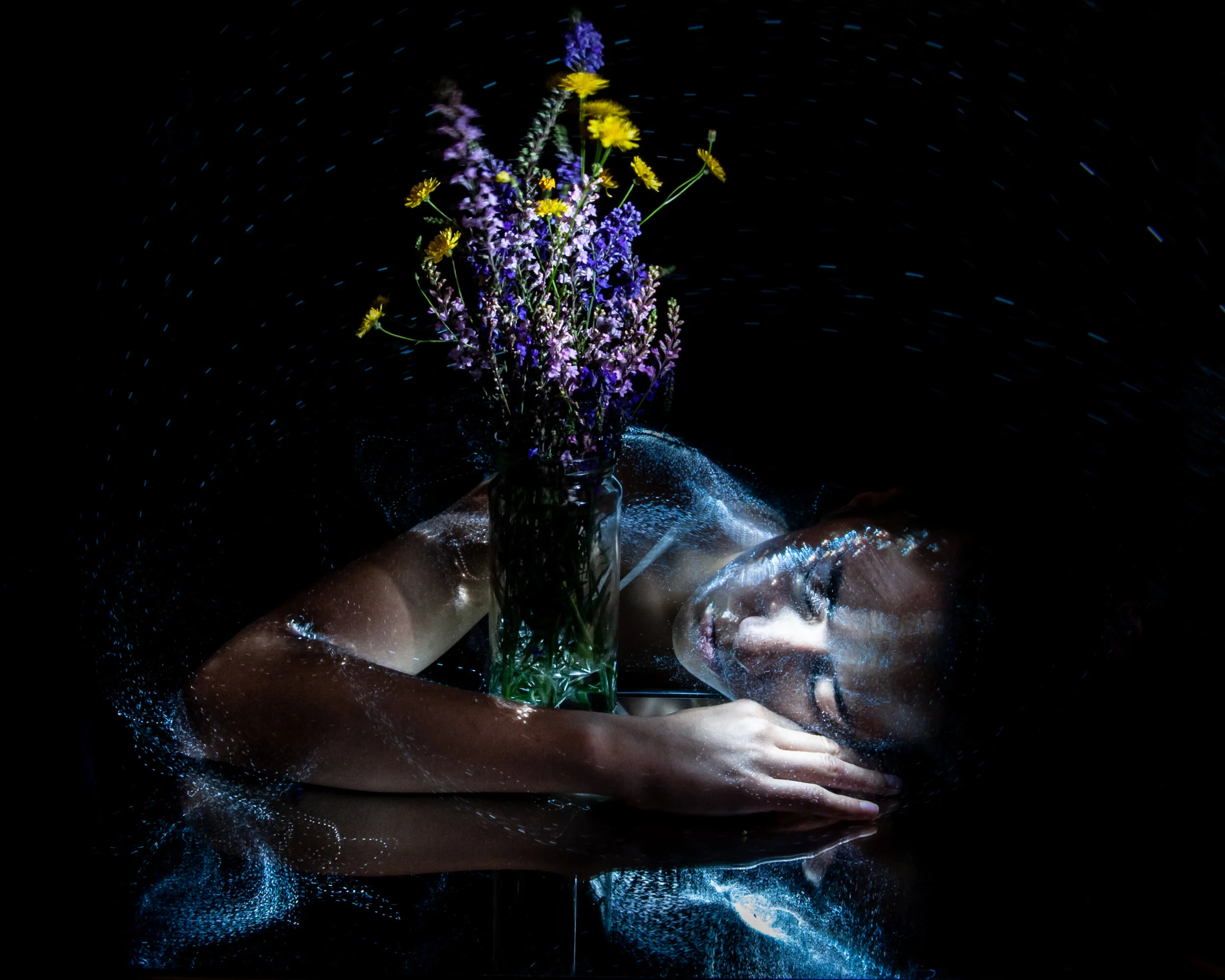 Ingrid Lightpaint Flowers