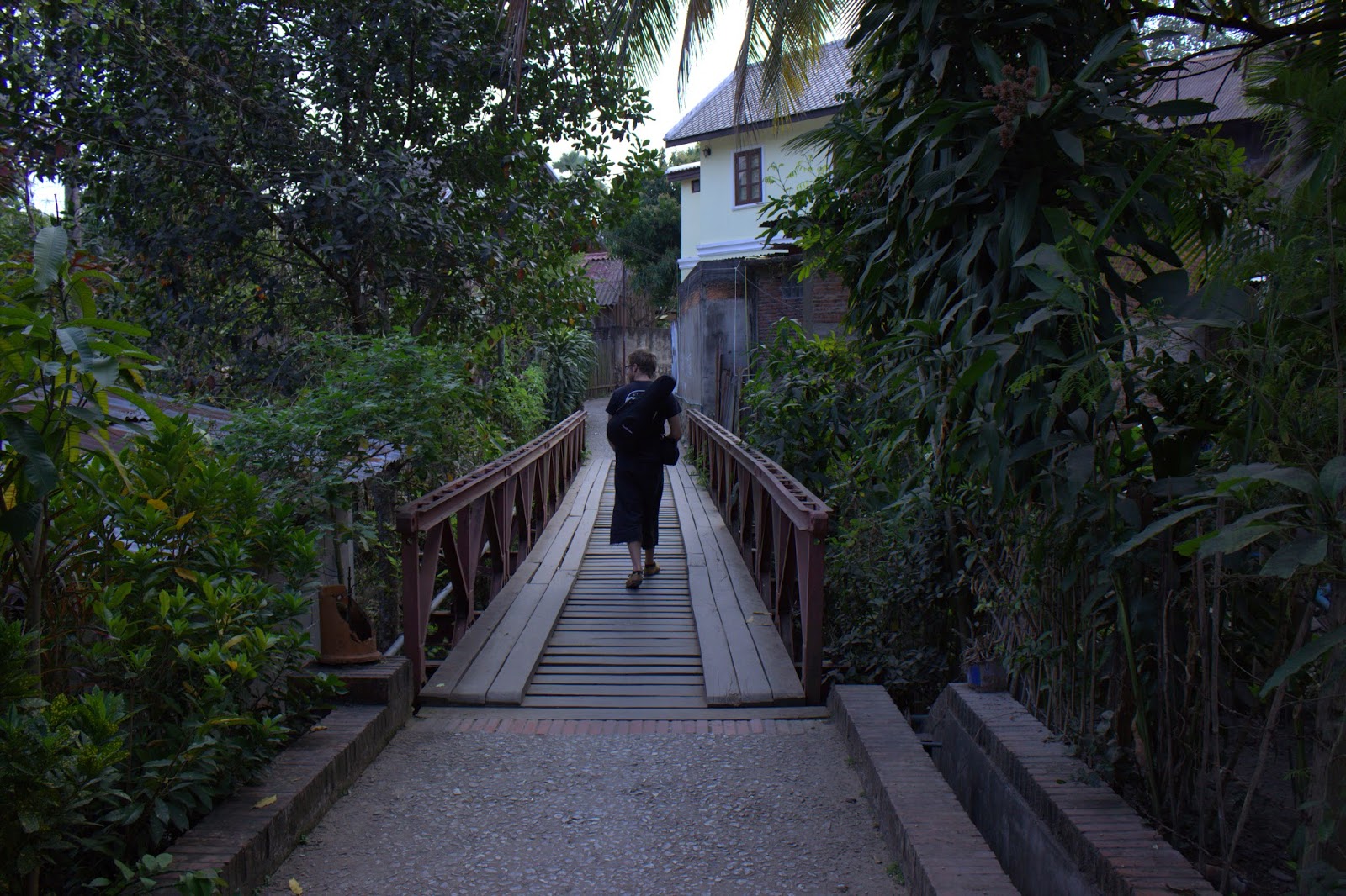  Instead of putting up a photo from Vientiane [because I didn't bother taking any], here's a random back street in Luang Prabang, a place that doesn't know how to be ugly anywhere. 