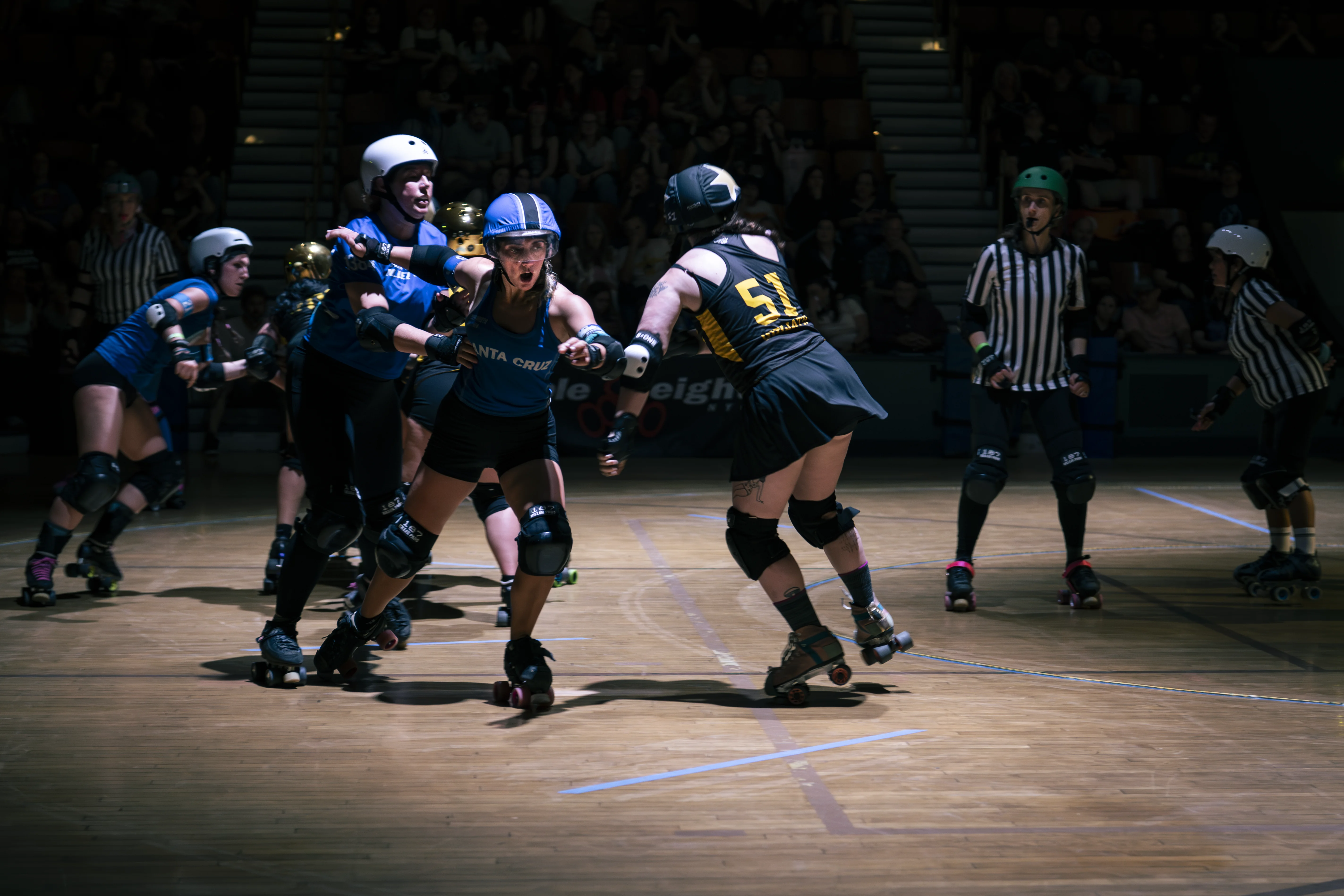 Santa Cruz Roller Derby vs. Bay Area Derby photo 11